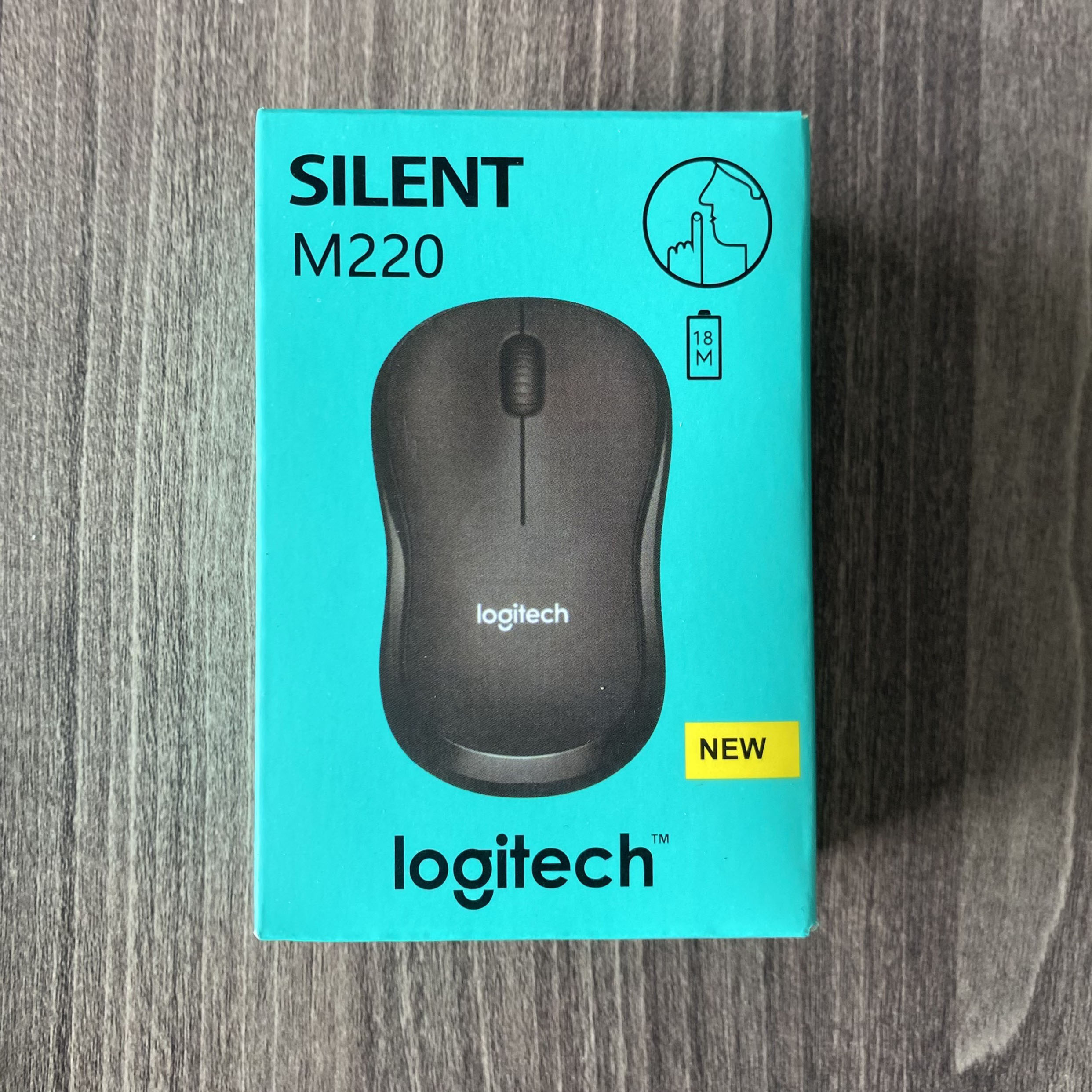 Chuột Không Dây Logitech M220 Không Tiếng Ồn