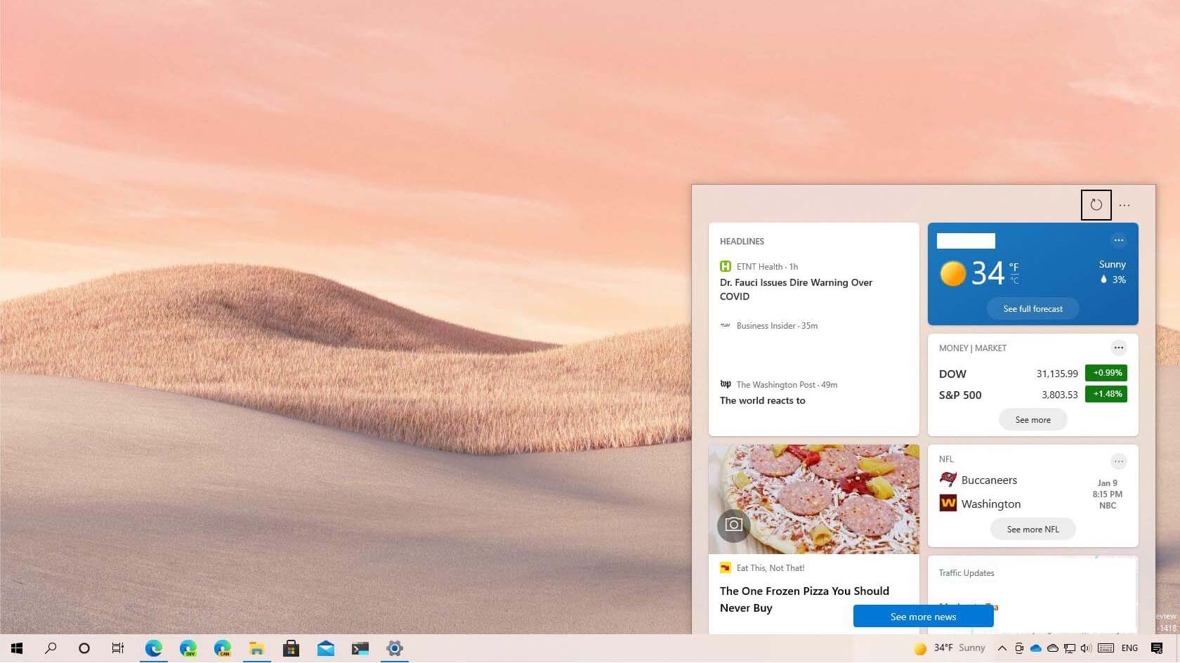 Cách tắt News and Interests khắc phục đơ Taskbar trên Windows 10