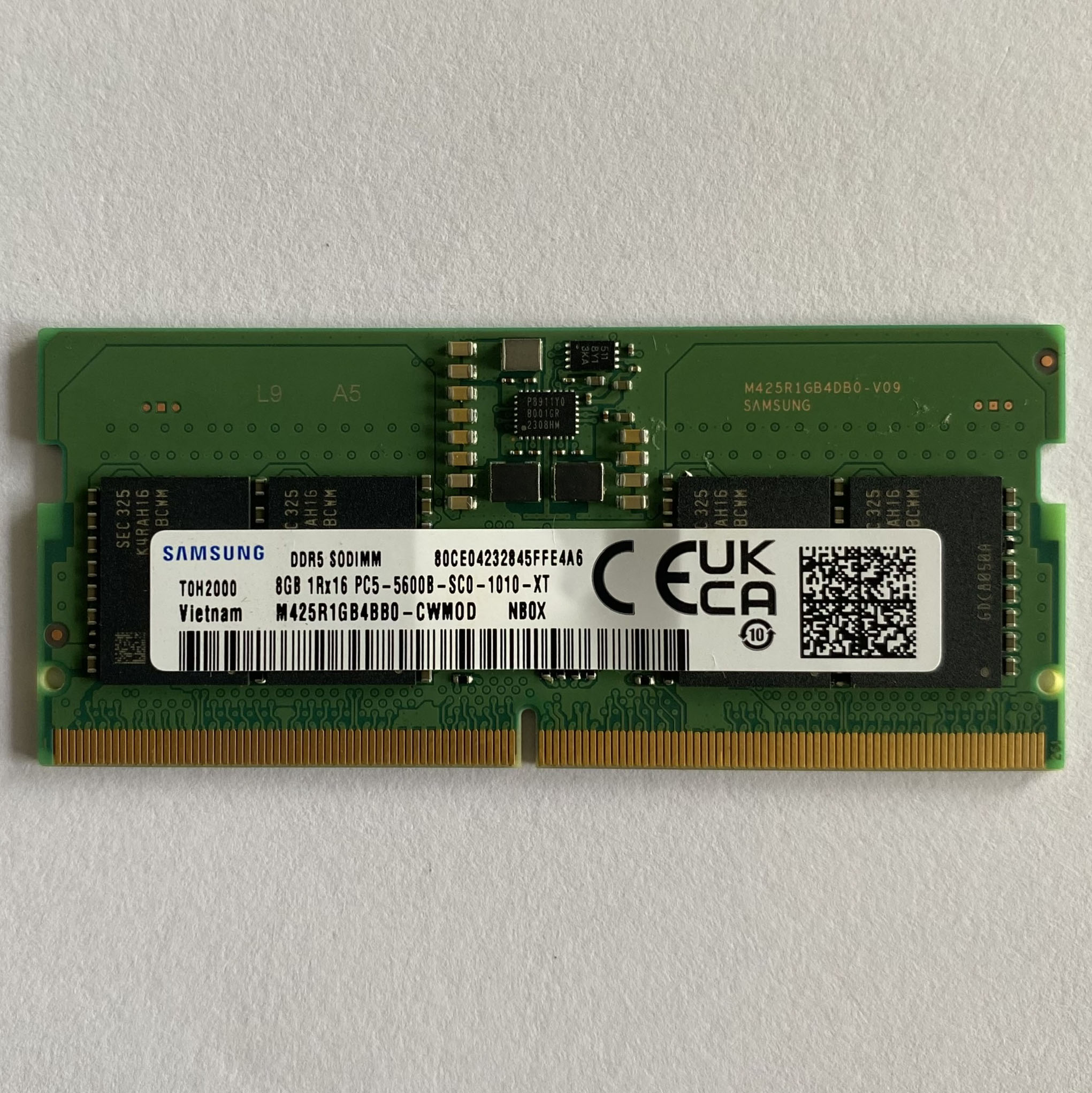 Nâng cấp RAM Laptop 8GB chuẩn DDR5