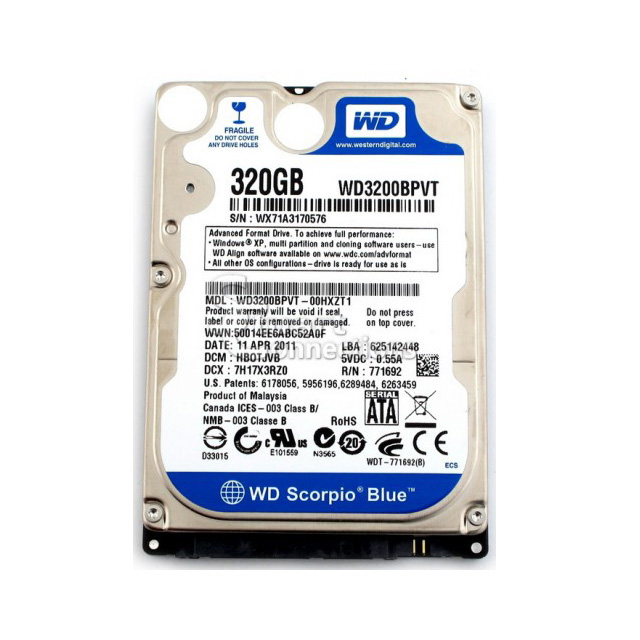 Ổ cứng 320GB HDD